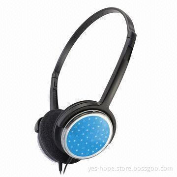 Wired Handsfree Kit Headphones with 60mW Input Power, Different Colors are Available